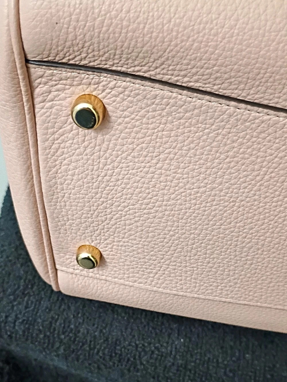Coach Rowan Large Satchel Bag With Shell Charm Pink & White - Picture 9 of 10
